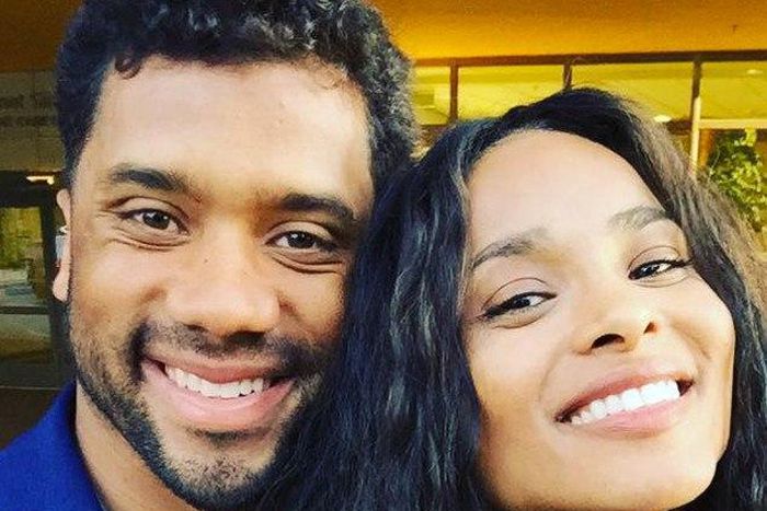 Ciara and Russell Wilson