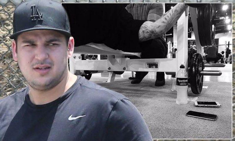 Rob Kardashian returns to gym