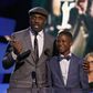 Abraham Attah with Idris Elba