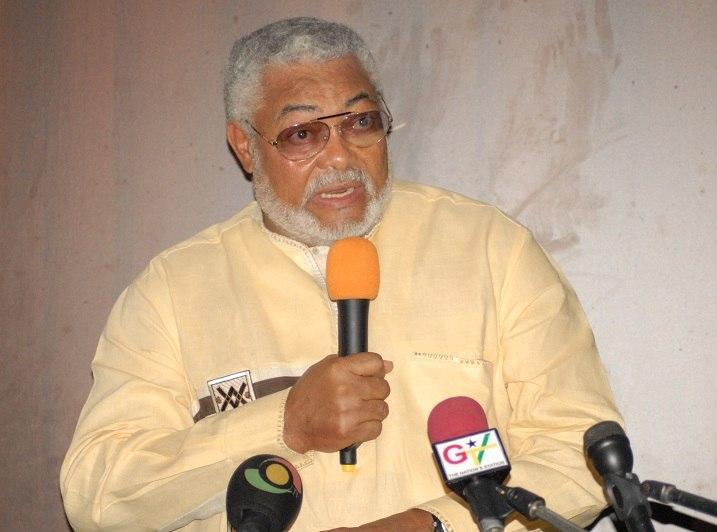 Former President Flt Lt Jerry John Rawlings