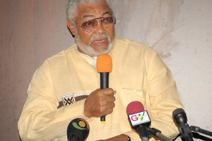 Former President Flt Lt Jerry John Rawlings