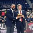 Drake presented with key to the city by Mayor John Tory