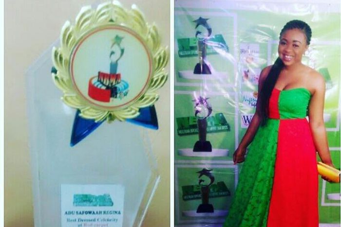 Regina Adu Sarfo at Nigerian Broadcaster Merit Awards.