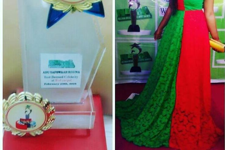 Regina Adu Sarfo at Nigerian Broadcaster Merit Awards.