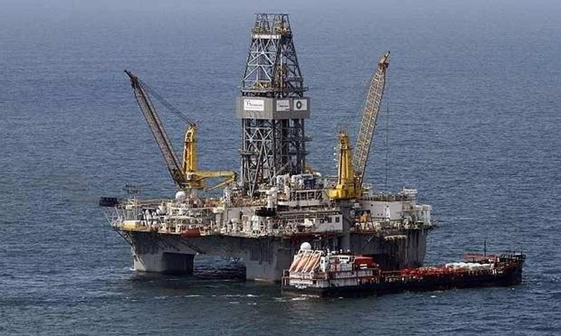 Oil Rig in Ghana