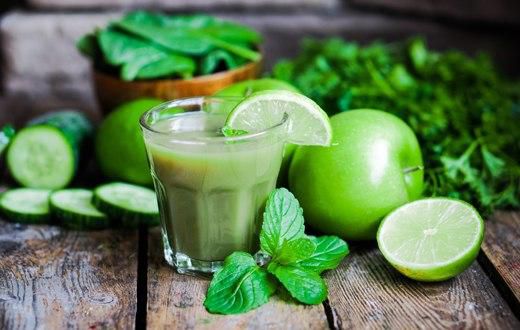 Green vegetable juice