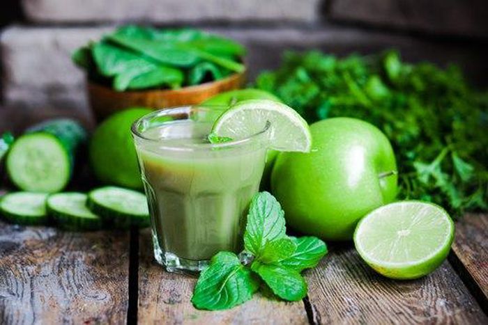 Green vegetable juice