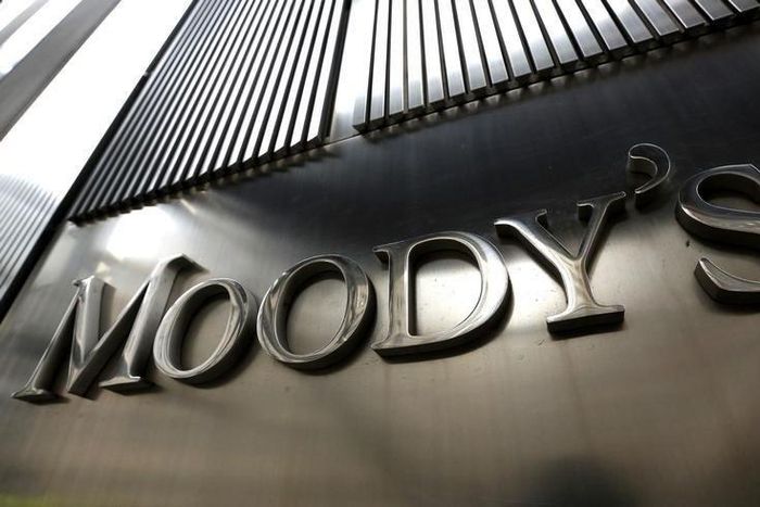 A Moody's sign is displayed on 7 World Trade Center, the company's corporate headquarters in New York, February 6, 2013. REUTERS/Brendan McDermid