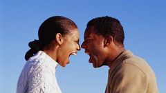 Angry black couple