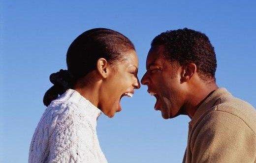 Angry black couple