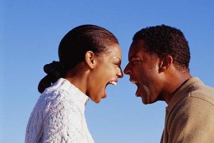 Angry black couple