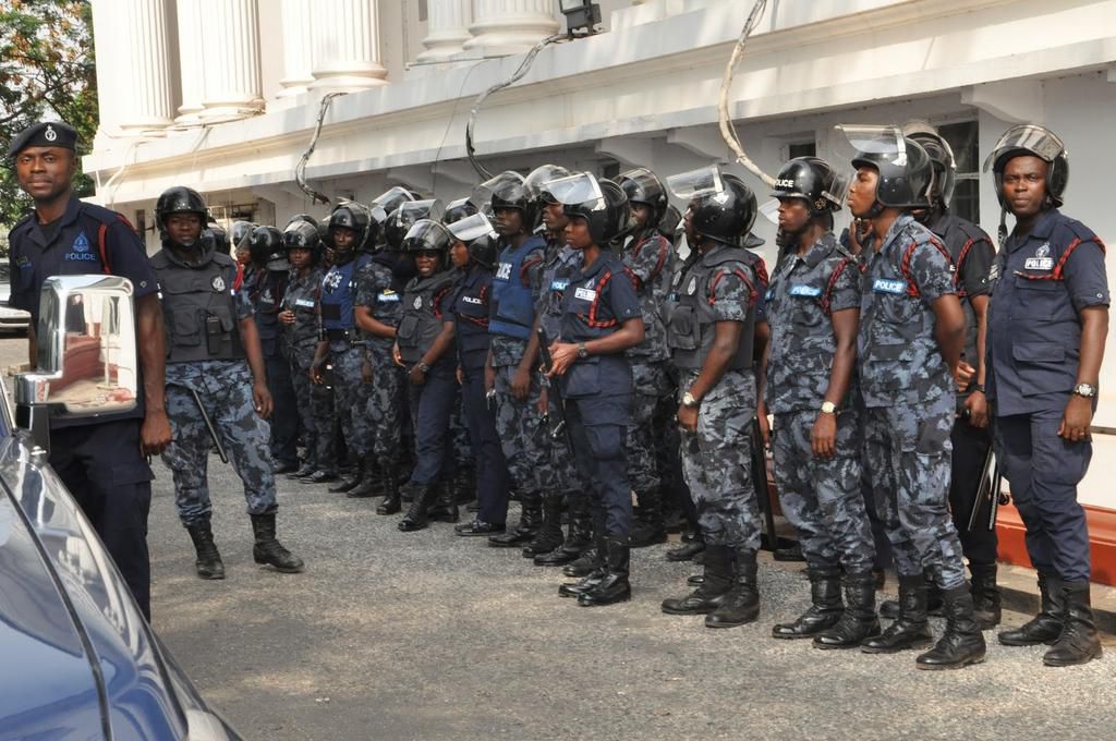 Police arrest 9 suspects over burning of Electoral Commission office in Ayensuano