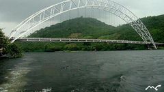 Adome Bridge in the Eastern Region of Ghana
