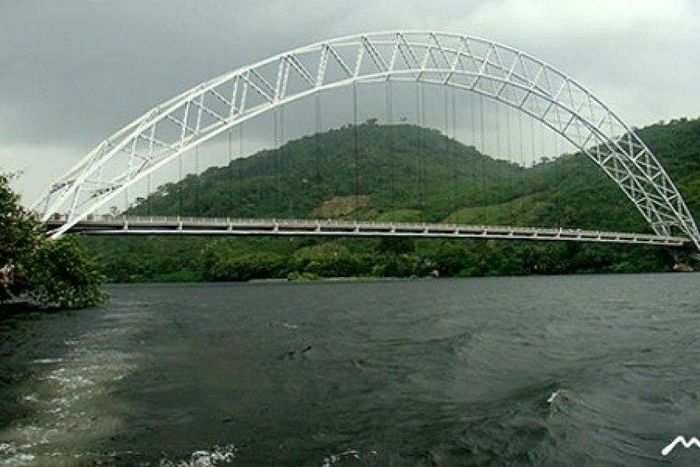 Adome Bridge in the Eastern Region of Ghana