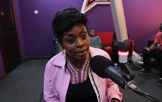 Akosua Agyepong at Starr FM studios