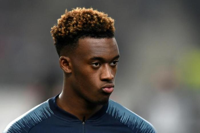 English midfielder Callum Hudson-Odoi, pictured in December 2018, is being pursued by Bayern Munich