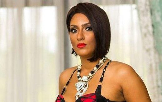 Actress Juliet Ibrahim poses to the camera