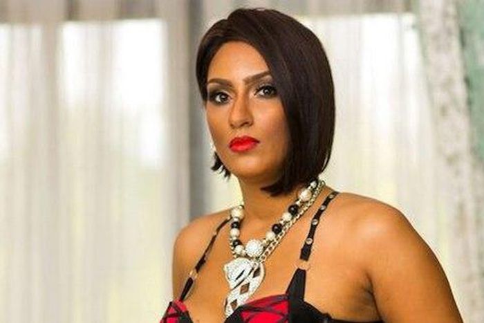 Actress Juliet Ibrahim poses to the camera