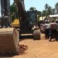 Roads minister cuts sod for Axim Town Roads asphalting