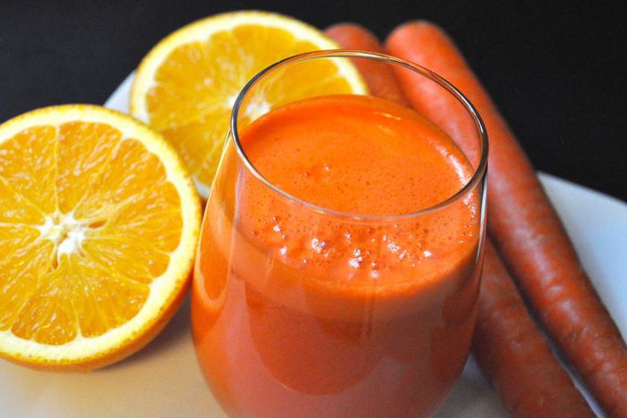 Carrot and orange juice