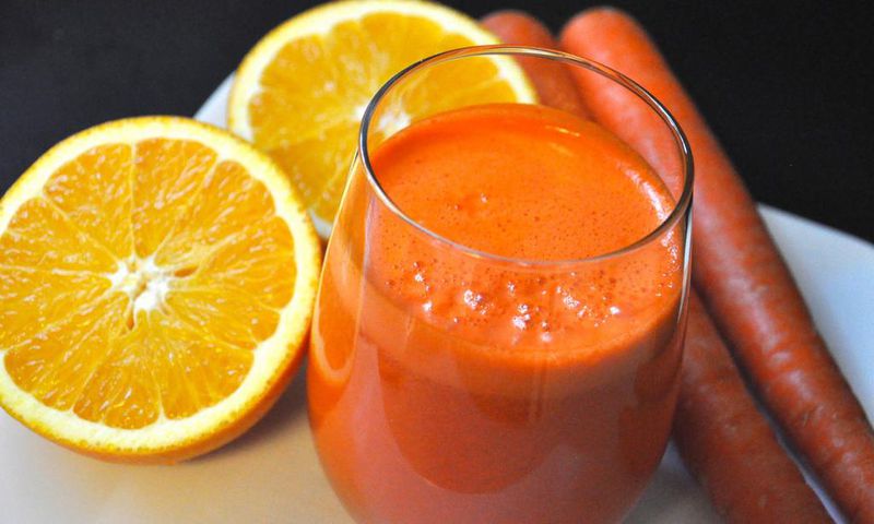 Carrot and orange juice