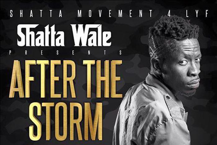 Shatta Wale's "After The Storm" album cover artwork