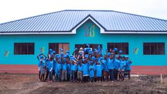 Neuce paints Potter's Village