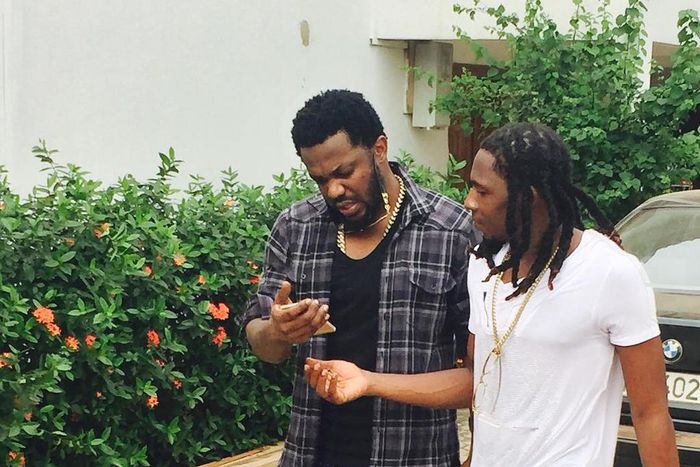 Omar Sterling and Mugeez of R2bees group