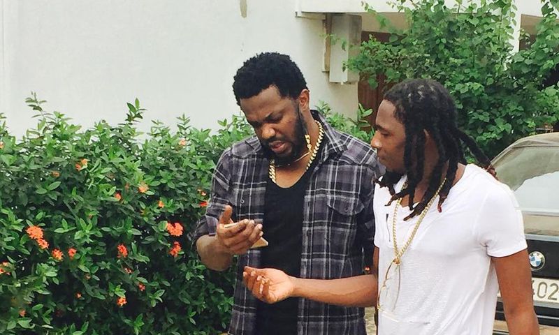 Omar Sterling and Mugeez of R2bees group