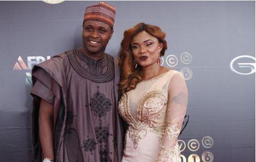 Femi Adebayo and Iyabo Ojo at the 2016 AMVCA