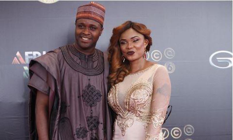 Femi Adebayo and Iyabo Ojo at the 2016 AMVCA