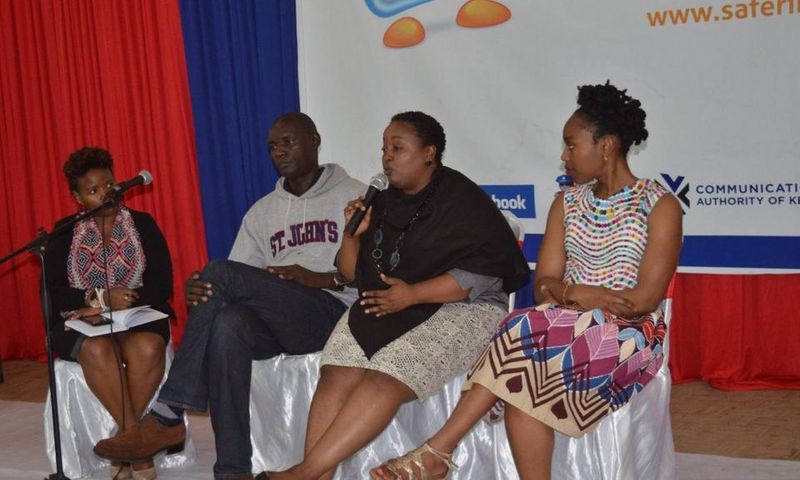 Participants at the Facebook event