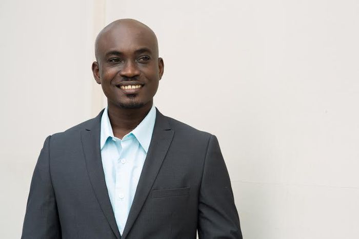 P Y Addo-Boateng with a smile