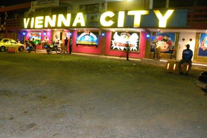 The popular Vienna City, before fire razed down the building