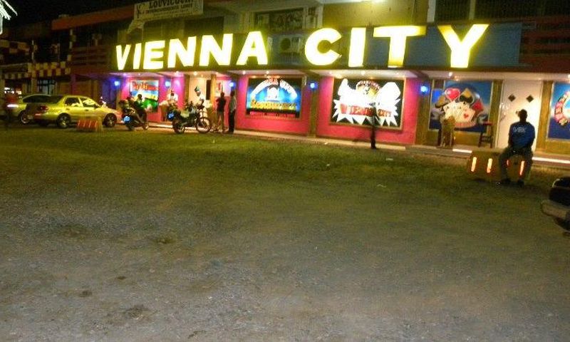 The popular Vienna City, before fire razed down the building