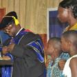 Professor Daniel K. Bediako, Vice Chacellor of Valley View University [Middle]