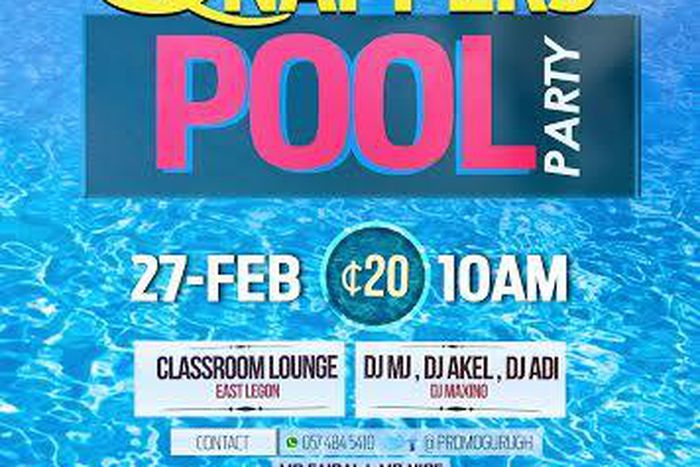 Snappers Pool Party banner