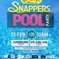 Snappers Pool Party banner
