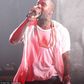 Kanye West performing at the VMAs