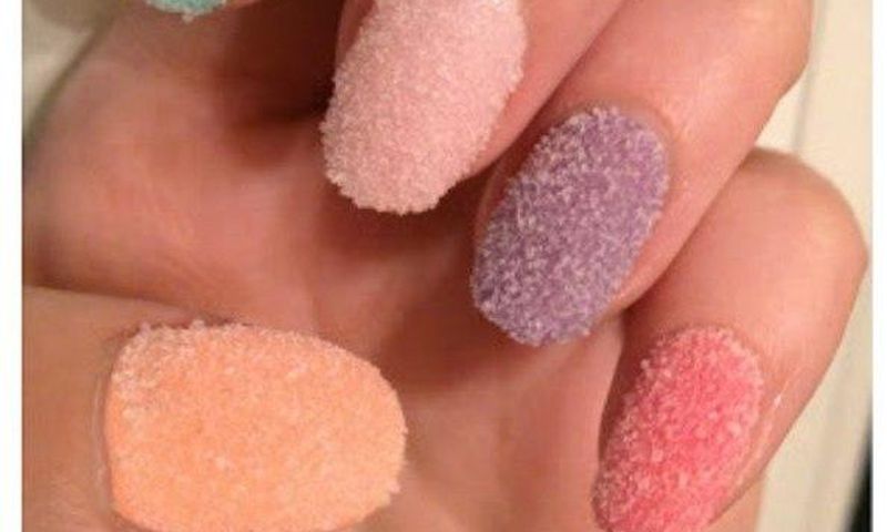 Frosted nails