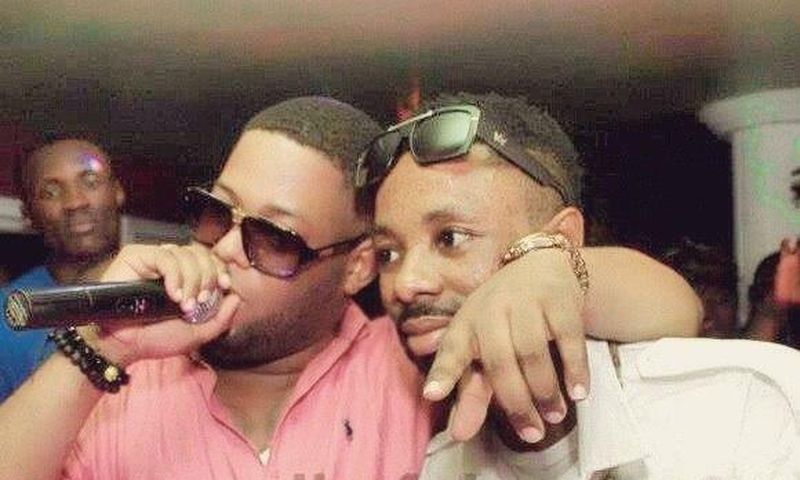 AJ Omo Alajah and former boss, D-Black performing together