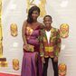 Actress Ama K. Abebrese and Abraham Attah