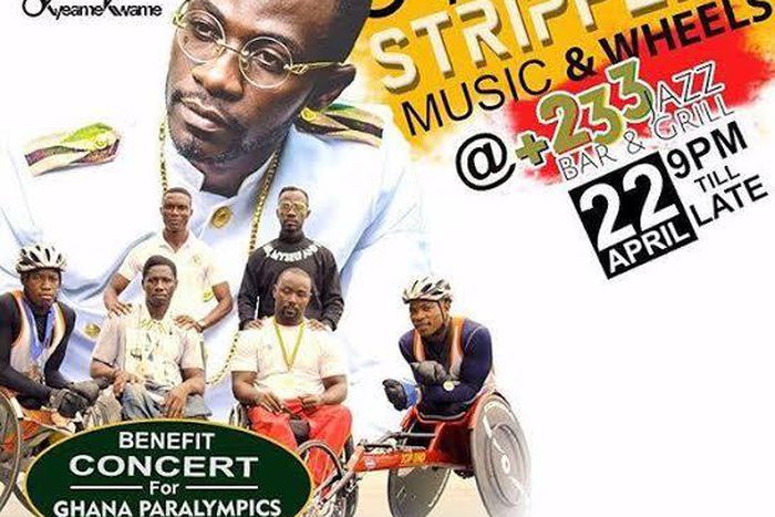 Okyeame Kwame's 'Stripped concert' poster