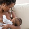 File photo: Breastfeeding African mother