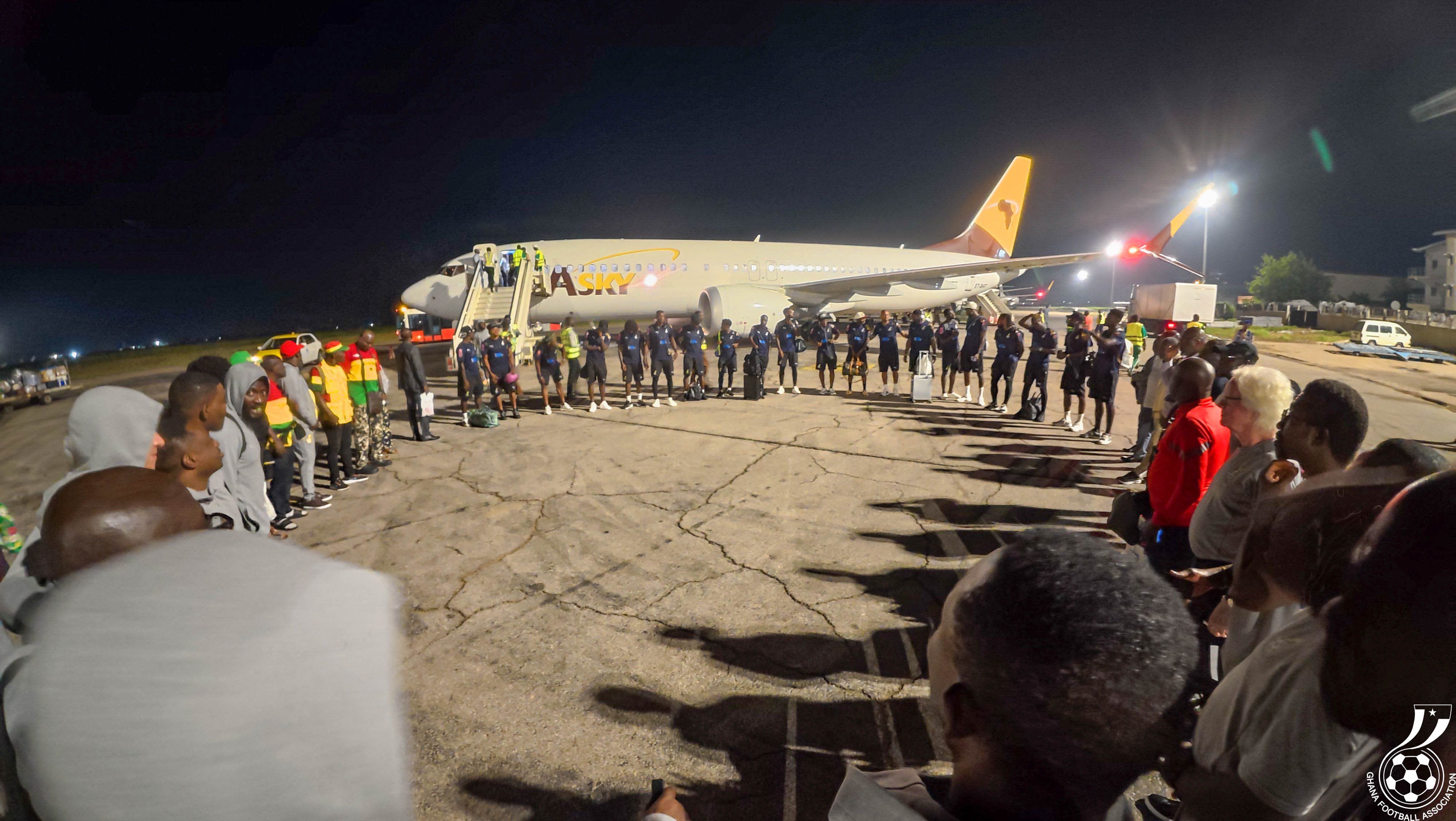 Black Stars touch down in Chad for crucial World Cup qualifier