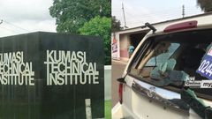 Vehicles, other properties vandalised as KTI and KASS students clash in Kumasi
