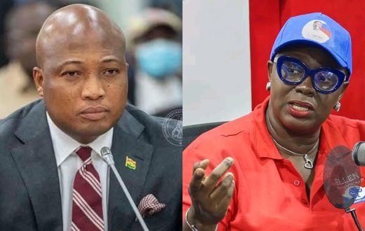 Samuel Okudzeto Ablakwa and Ellen Daaku