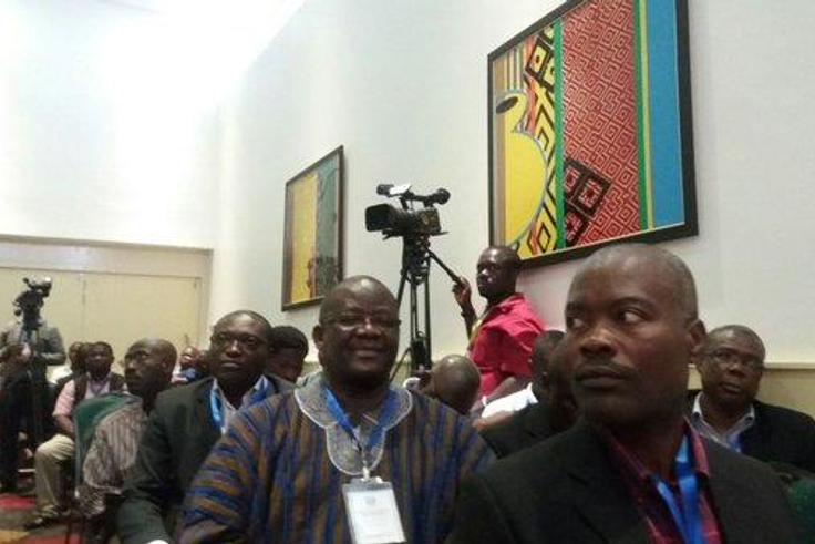 Suspended Afoko spotted at EC public forum