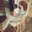 Nadia Buari and baby