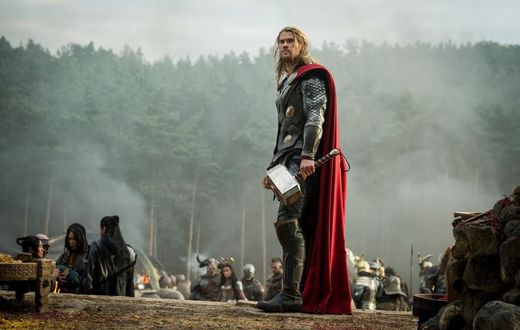 Chris Hemsworth as Thor in the Marvel movie